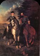 unknow artist The Last Meeting of Lee and Jackson china oil painting reproduction